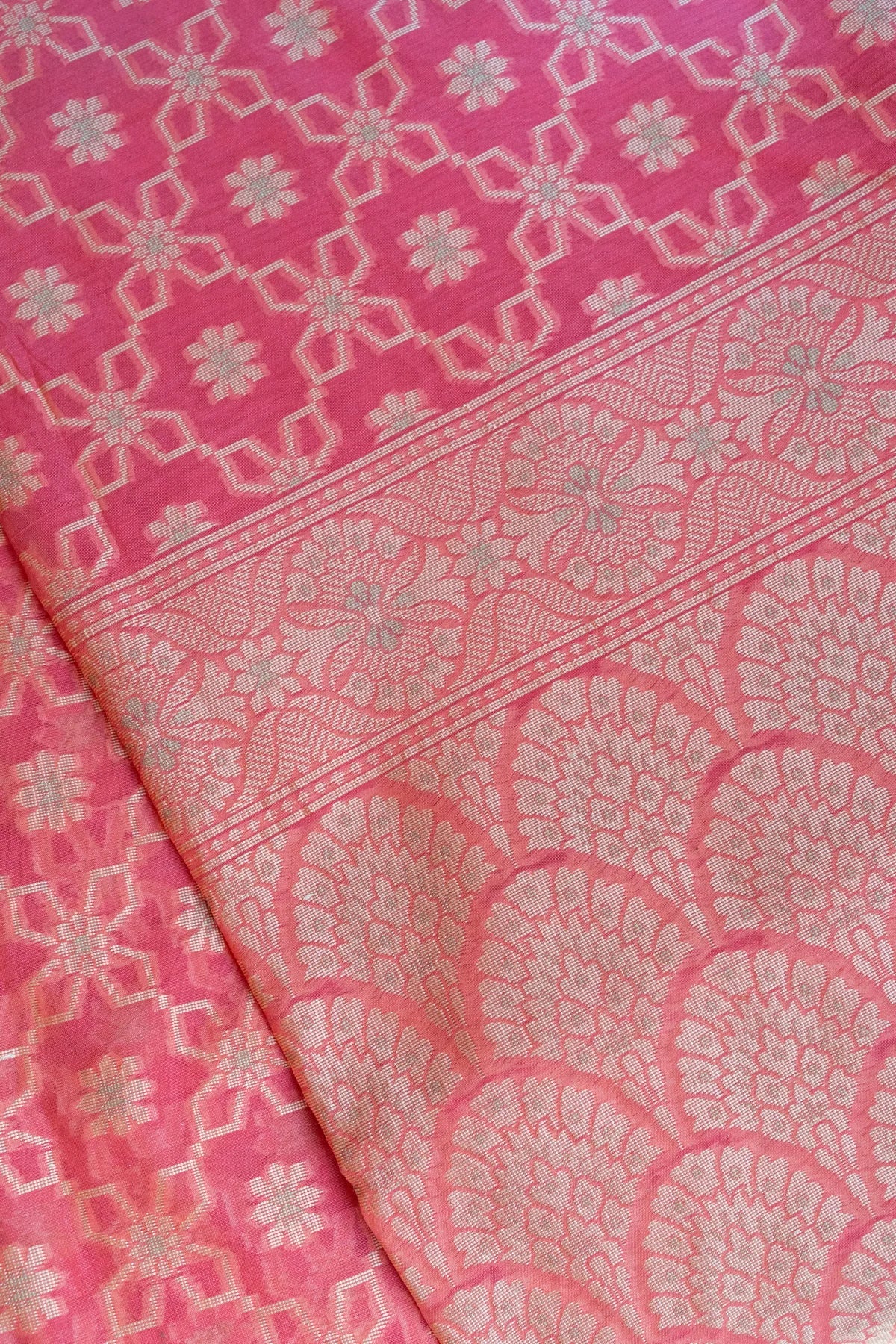 Banarasi Cotton Sarees - Pink 7