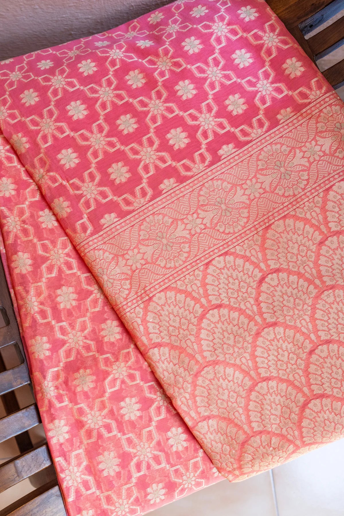 Banarasi Cotton Sarees - Pink 7
