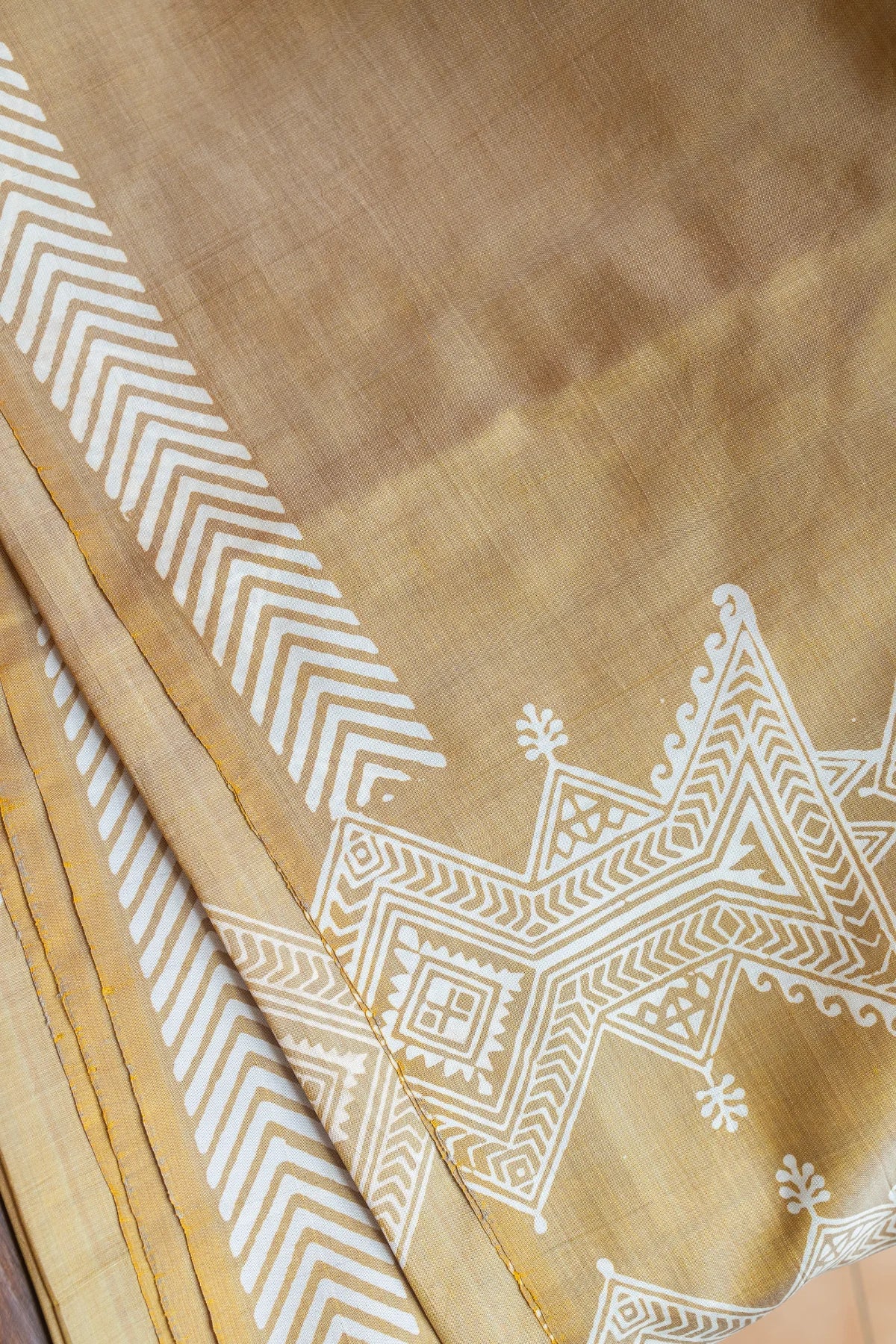 Ivory Mosaic - Bishnupuri Silk