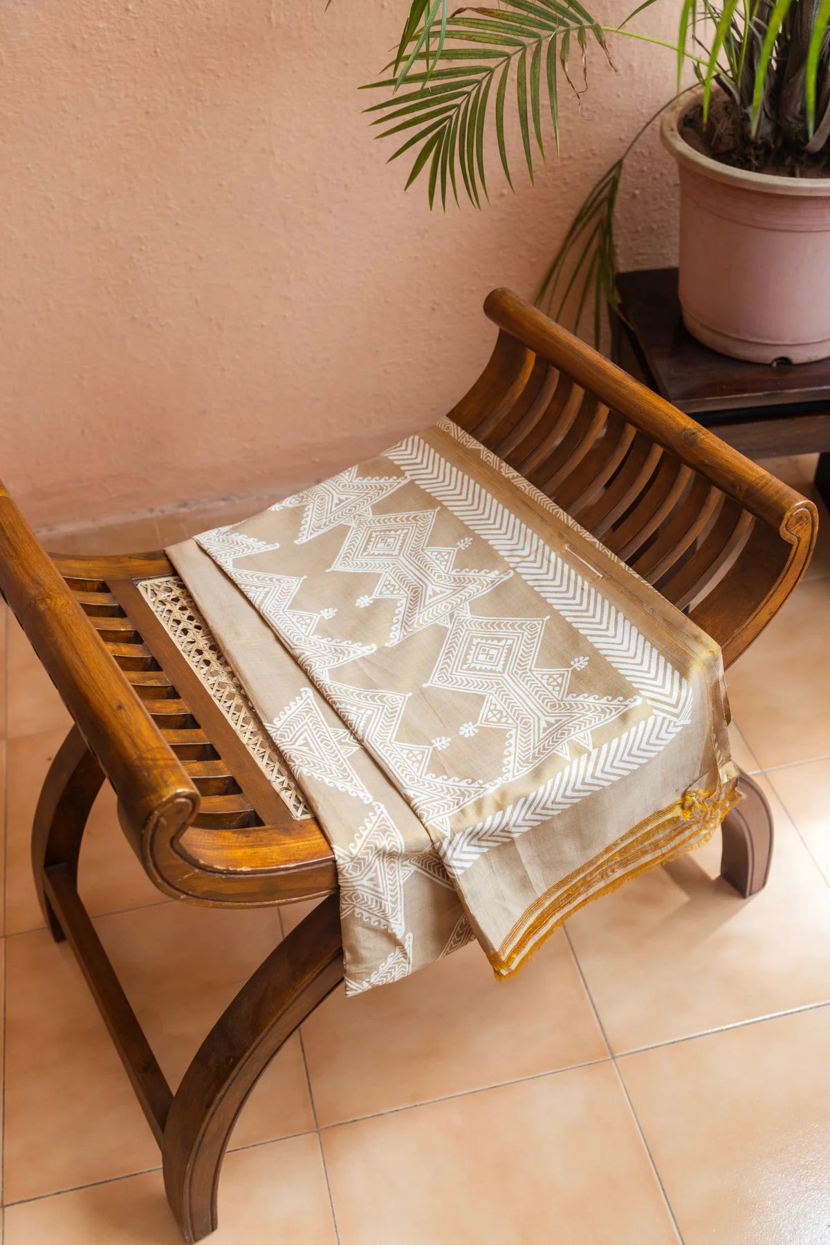 Ivory Mosaic - Bishnupuri Silk