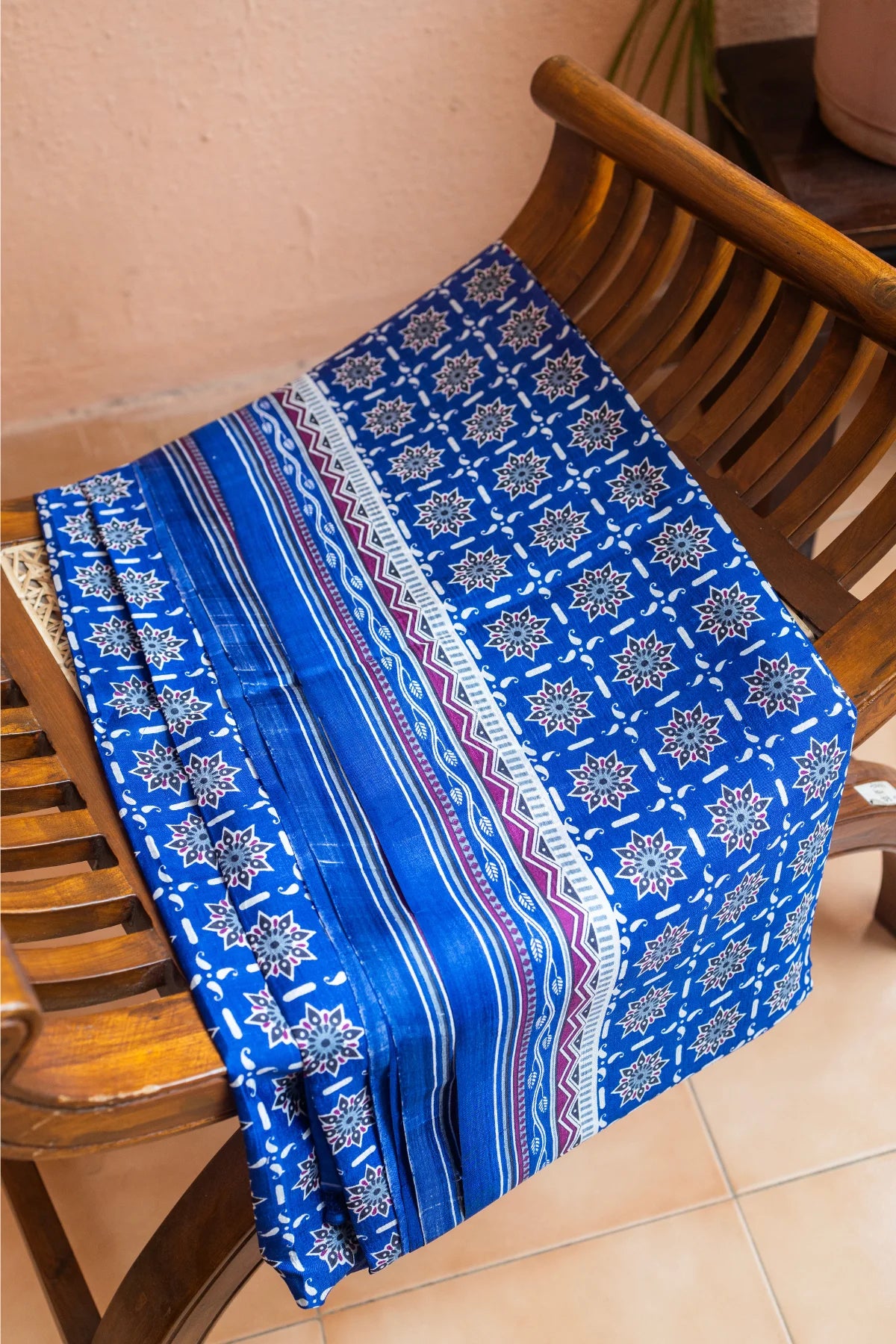 Floral Geometry - Bishnupuri Silk