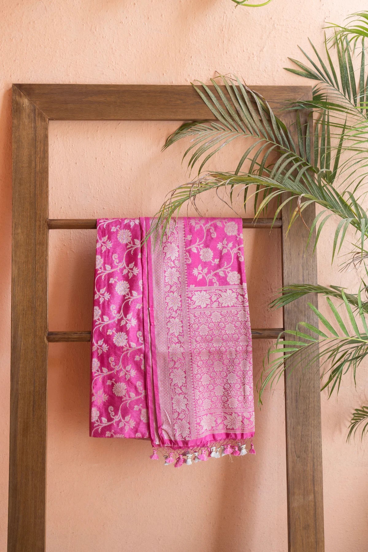 Banarasi Silk Sarees - Hot Pink