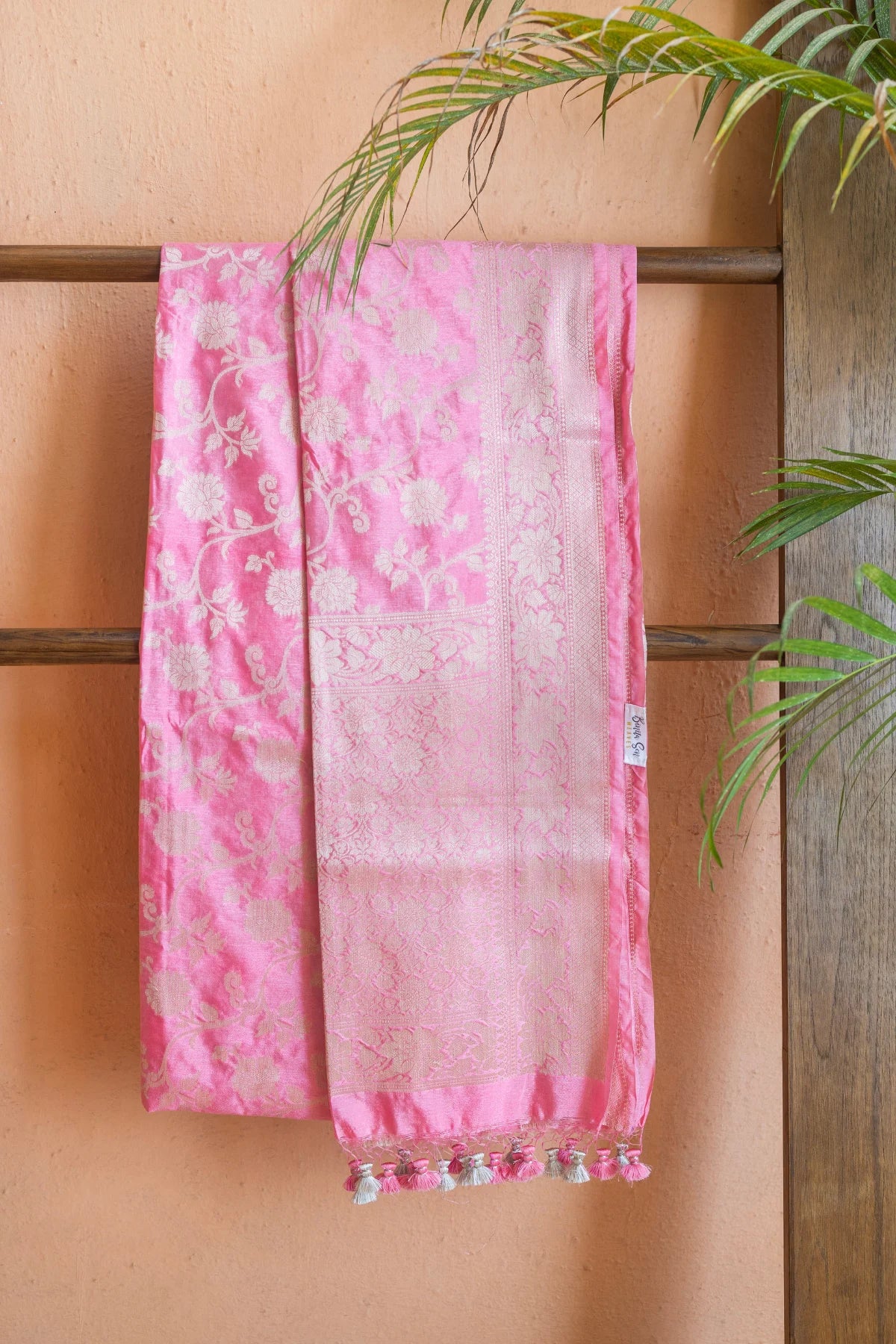 Banarasi Silk Sarees - Light Pink