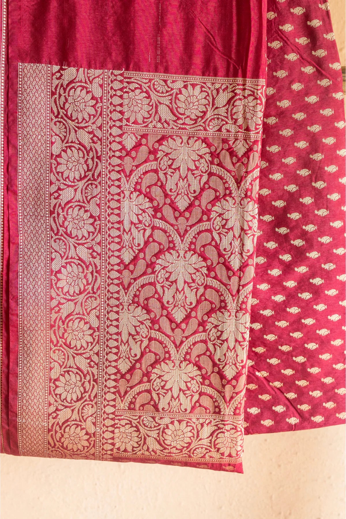 Banarasi Silk Sarees - Mahroon 3