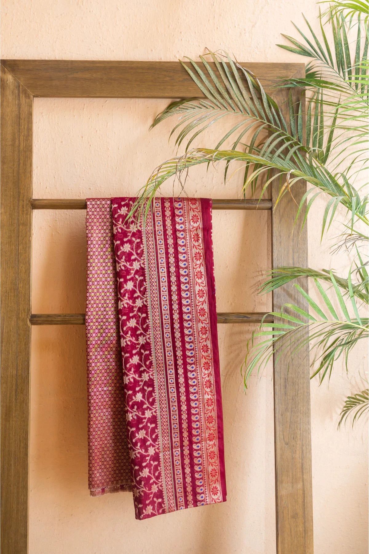 Banarasi Silk Sarees - Mahroon 2