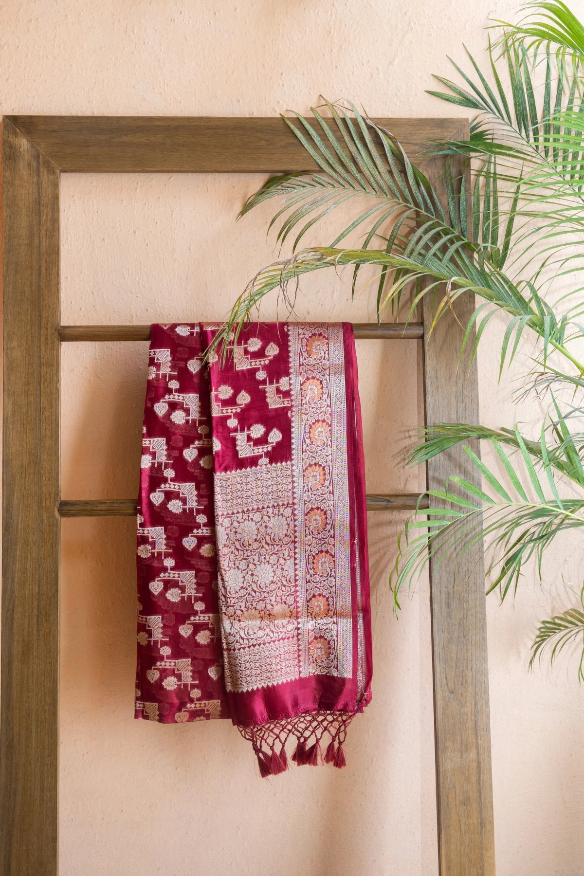 Banarasi Silk Sarees - Mahroon