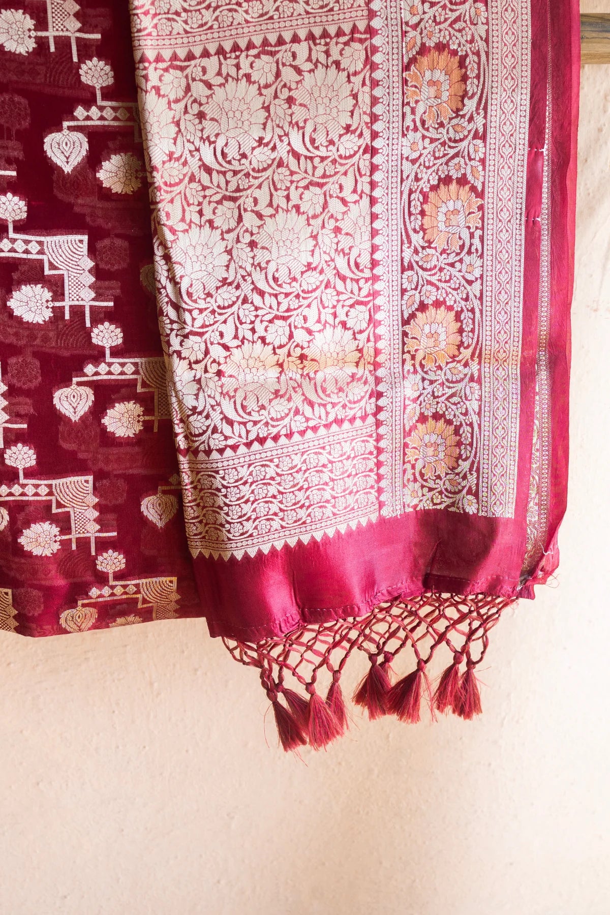Banarasi Silk Sarees - Mahroon