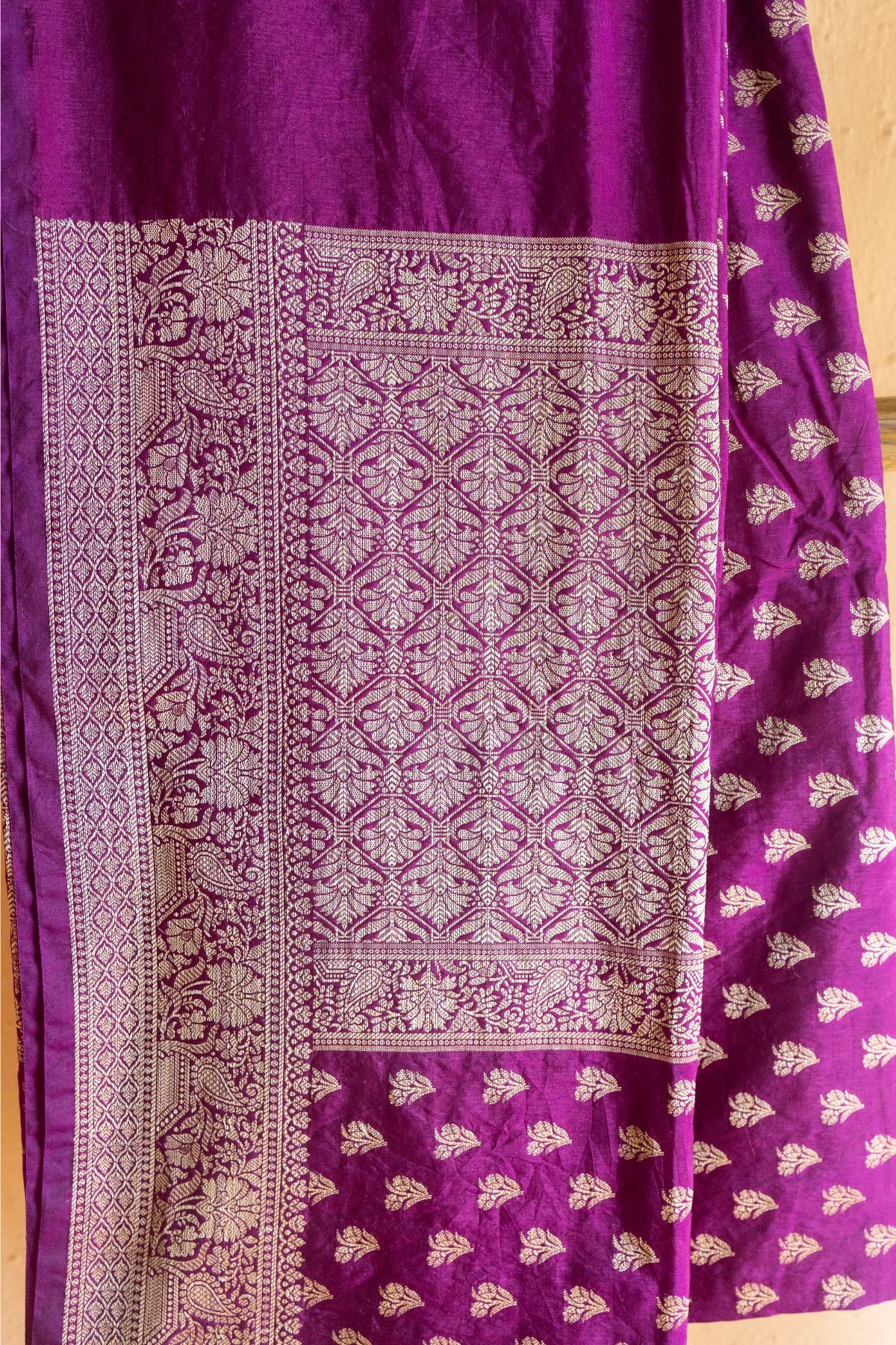 Banarasi Silk Sarees - Purple