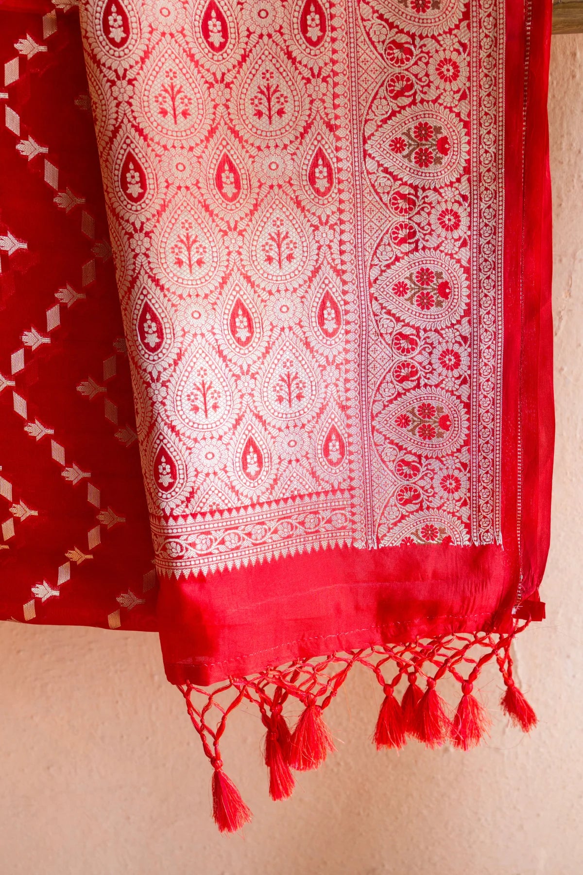 Banarasi Silk Sarees - Red 3