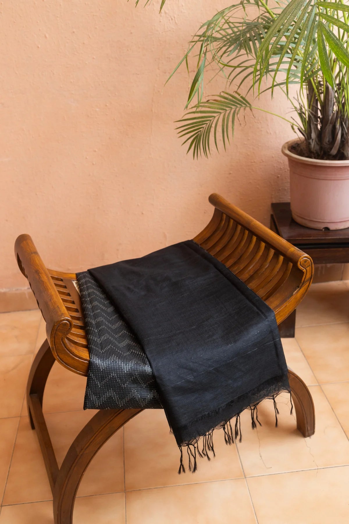 Tussar Silk Sarees - Black