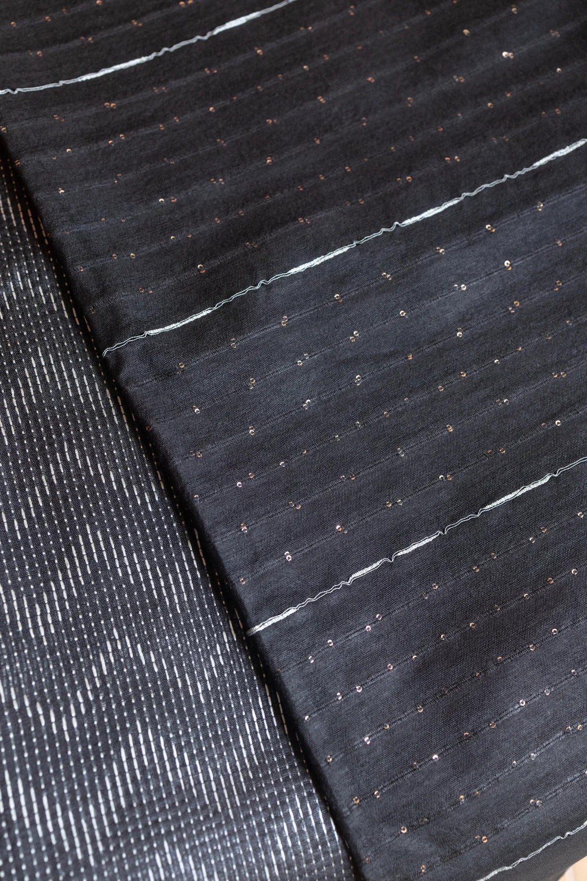 Tussar Silk Sarees - Black