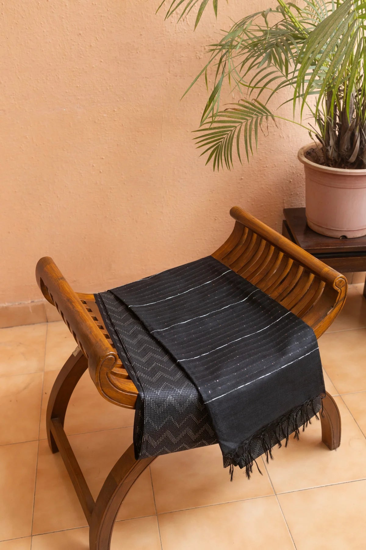Tussar Silk Sarees - Black