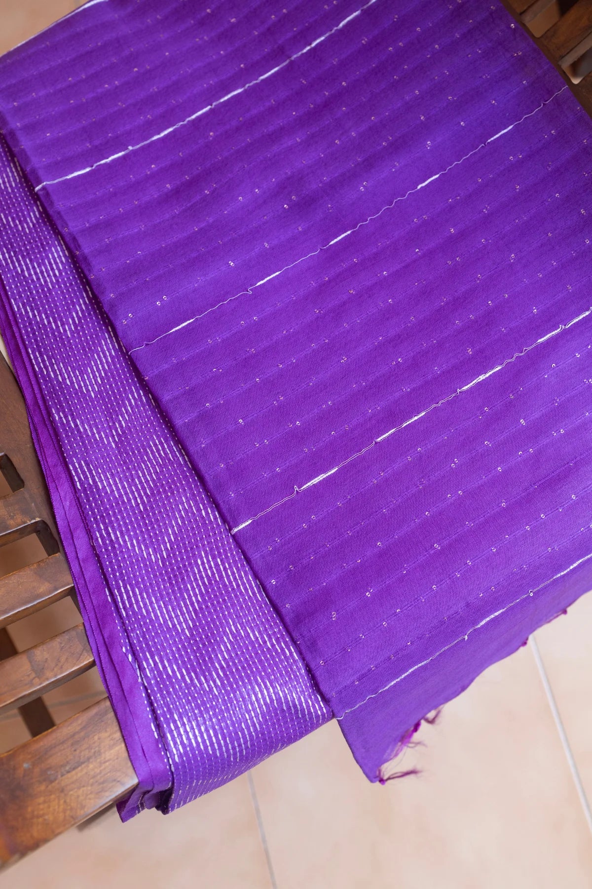 Tussar Silk Sarees - Purple