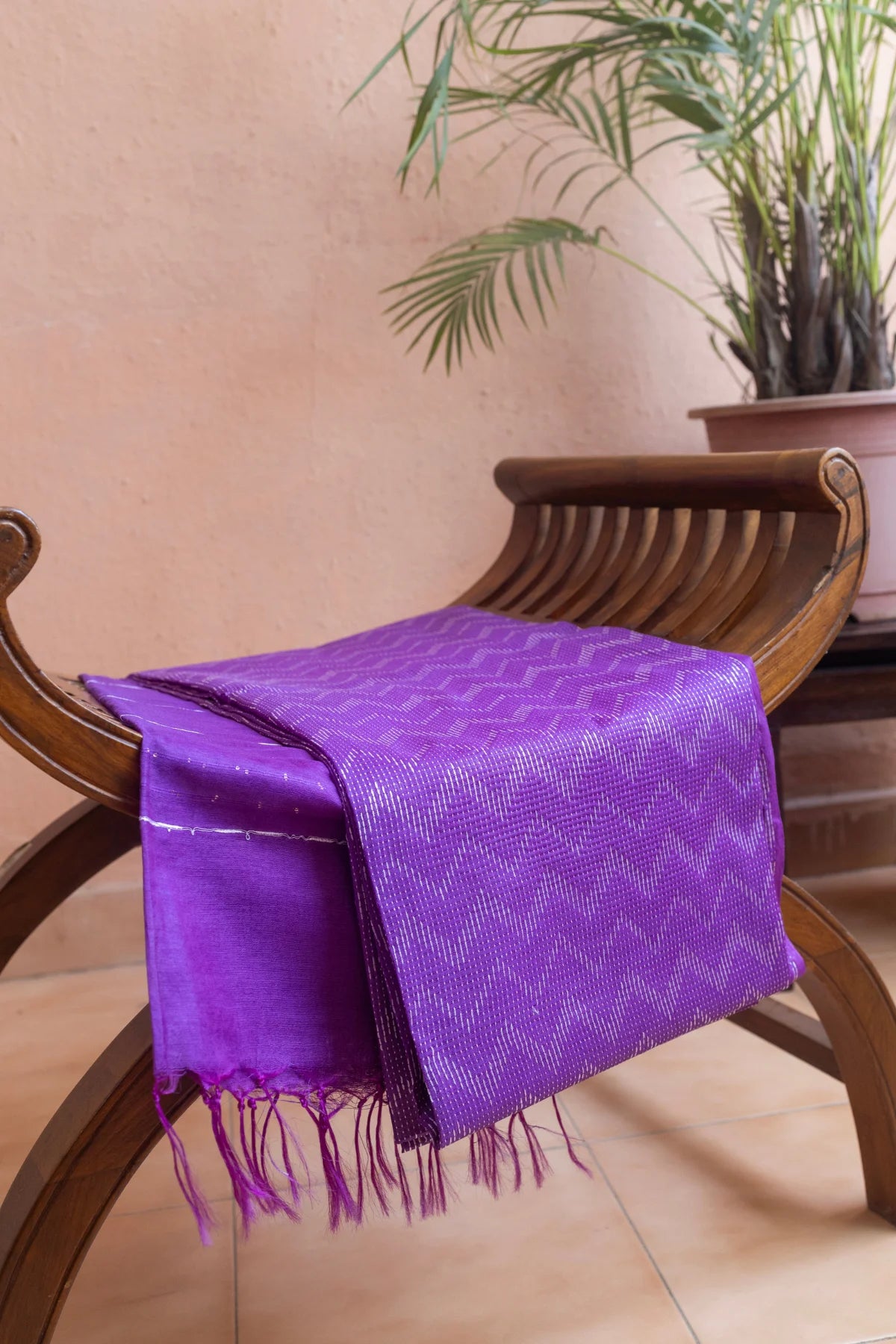 Tussar Silk Sarees - Purple